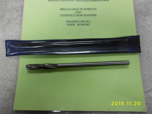 Chucking reamer 3/8&#034; high speed stl right hand spiral 21st century usa new$12.60 for sale
