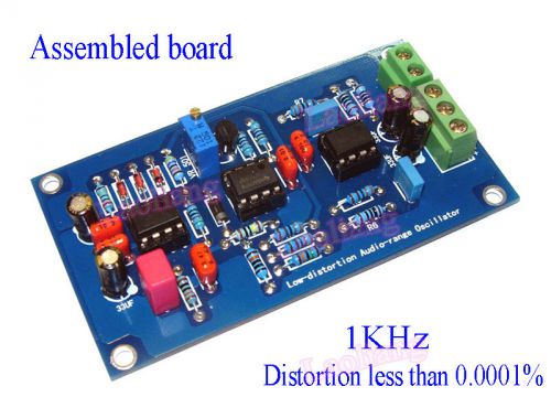 Assembled Low Distortion Audio Range Oscillator 1KHz Sine Wave Signal Generator