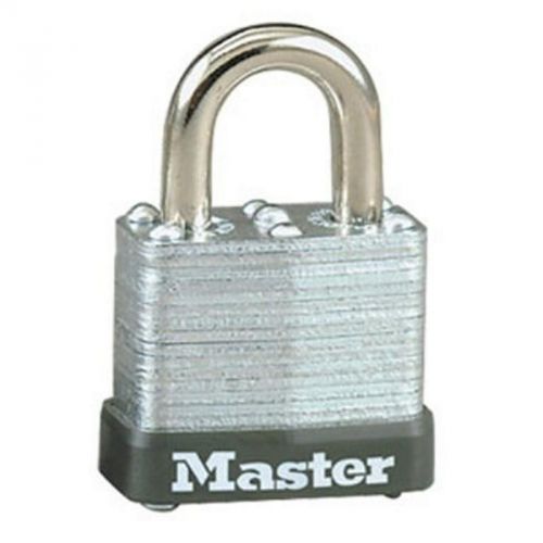 Wide Warded Padlock, 1-1/8&#034;, Steel Master Lock Padlocks 105D 071649382505