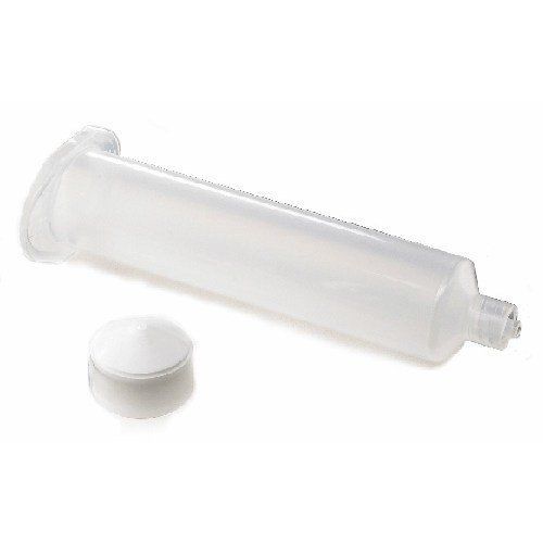 Metcal 955-NW Fluid Dispensing Syringe Barrel Natural with White Wiper Piston,