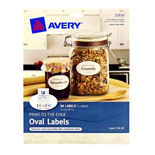 Avery Print-to-the-Edge Oval Labels