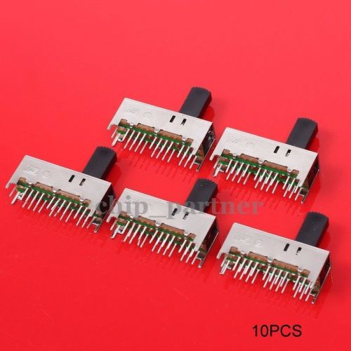 10pcs Slide Switch 6P2T 24Pin SS62H01 for DIY Electronic Accessories