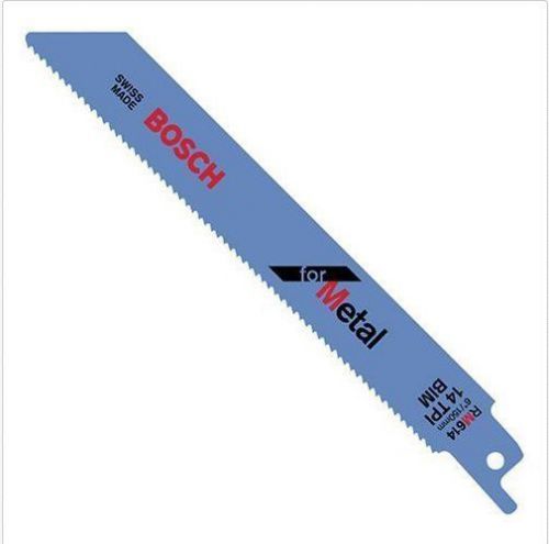 Bosch RM614 6-Inch 14T Metal Cutting reciprocating Saw Sawzall Blades - 5 Pack