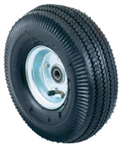 Harper Trucks Pneumatic Hand Truck Wheel with Ball Bearings and Steel Hub, 10&#034; x