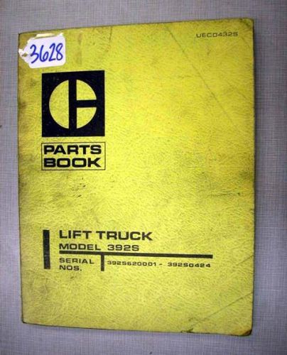 Caterpillar Parts Book Model M20, M25, MC30 Forklifts Publication No. SEBN2507