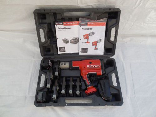 Ridgid Propress RP330 RP 330 Hydraulic Battery Operated Crimper &amp; 6 JAWS