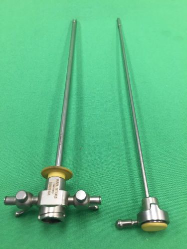 Karl Storz 27026UA &amp; 27026UO 17FR Cysto-Uretheroscope Sheath Set w/Obturator