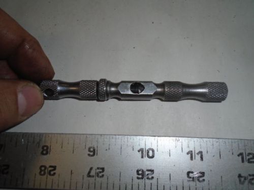 MACHINIST TOOLS LATHE MILL  Unusual Moore &amp; Wright Tap Wrench for Thread Cut f