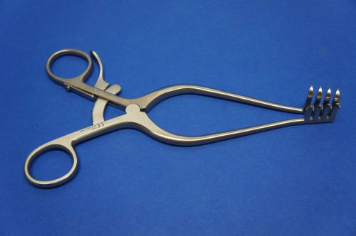 Codman 50-1180 Adson Cerebellar Retractor 4x4 Sharp Prongs