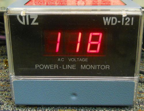 VIZ WD 121 DIGITAL POWER LINE AC VOLTAGE MONITOR