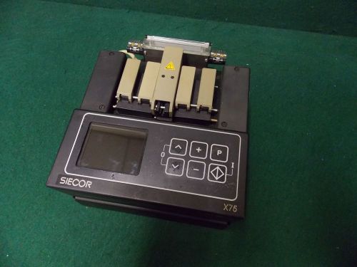 RXS Siecor X75 Siemans Fiber Fusion Splicer / Shrink Oven (S46999-M7-S343) %A