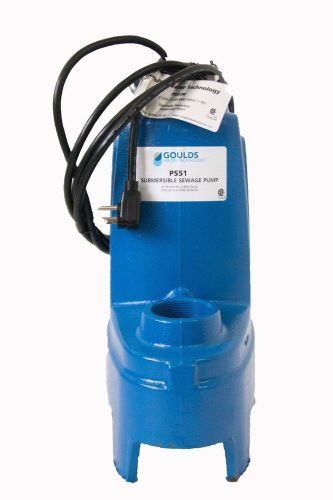 PS51M Goulds 1/2 HP 115 Volts Submersible Sewage Pump