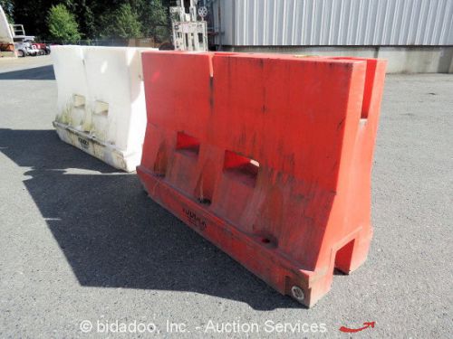 Lot of (13) Yodock Traffic Control Barricade Construction Barriers Water Filled