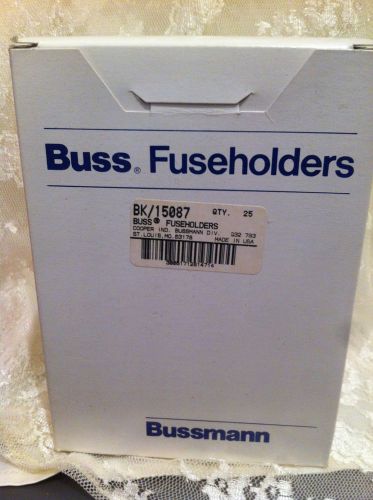 BK/15087-Cooper Busssmann-25 PCS Box, Fuse Holder 12A 300V Pin Surface Mount
