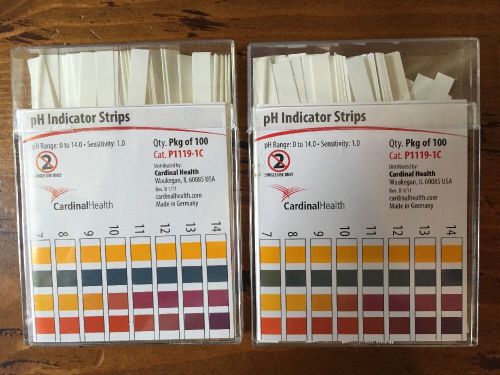 Cardinal Health pH Indicator Strips 0 to 14.0 Pkg Of 100 P1119-1C