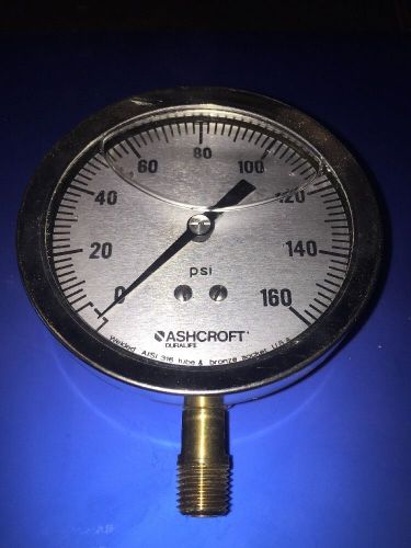 8923 160 PSI Ashcroft Duralife Gauge Gage AISI 316 Tube and Socket New 5.27.15