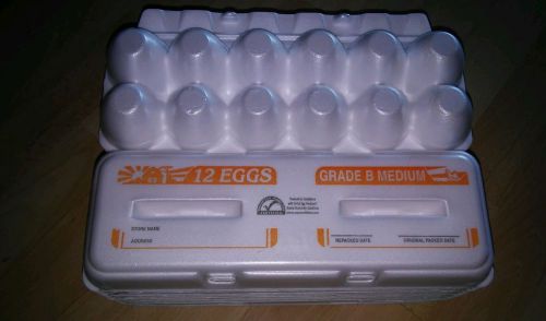 (100) NEW Foam Egg Cartons Medium/Large @ WHOLESALE PRICES