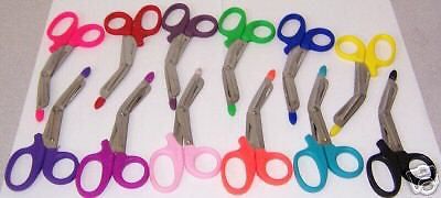 20 EMT Shear Scissors Bandage Paramedic EMS Supplies 5.50 W/ Plastic Color Probe