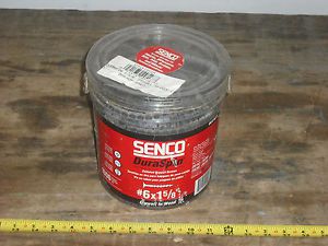 Senco 06A162P DuraSpin Number 6 by 1-5/8-Inch Drywall to Wood Collated Screw ...