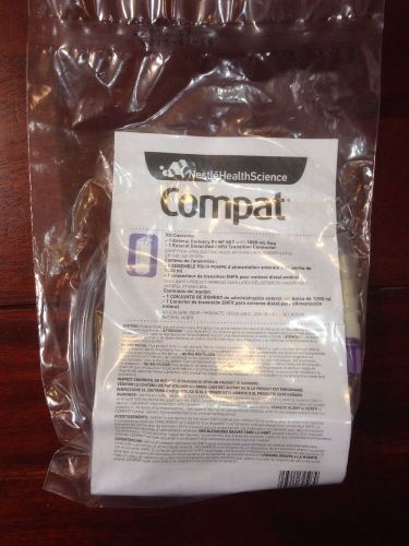 Nestle Compat Enteral Delivery System. 1000 ML. Ref 12250533. Lot Of 14 NEW!!