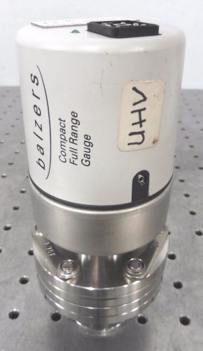 C132421 Balzers PKR251 Compact Full Range Vacuum Gauge w/ 2.75&#034; CF &amp; NW25 Flange