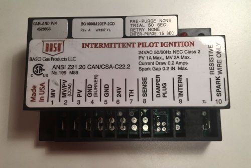 Intermittent Pilot Ignition Module 24V Baso Garland 4528855 FREE SHIPPING