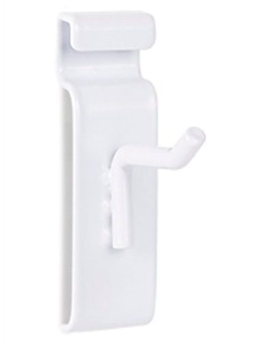 2&#034; gridwall hooks - 18 white hooks for gridwall or mini grid cube displays for sale
