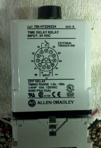 Allen bradley timing relay 700h-ht22bz24