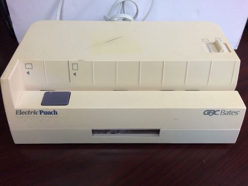 Gbc bates model 32-20 electric 2 hole 3 hole punch 20 page for sale