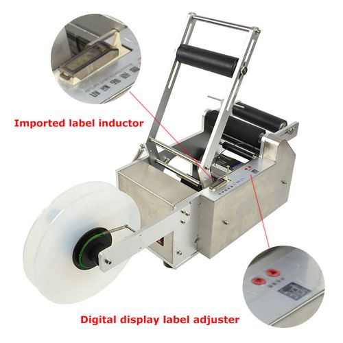 LT-50S SEMI-AUTOMATIC ROUND BOTTLE LABELING MACHINE LABELER MACHINE TOP QUALITY