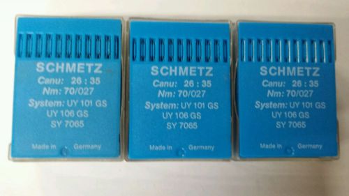 300-SCHMETZ sewing machine needles UY 101 GS(SY 7065)( NM 70/027)