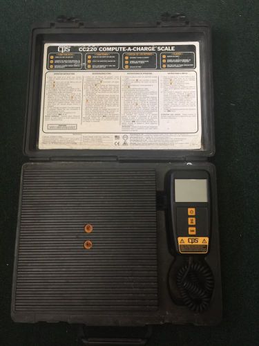 CPS CC220 Compute-A-Charge Electronic Refrigerant Scale For Parts Or Repair