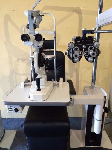 Reliance 7700 NC stand and chair lane package with slit lamp, digital projector