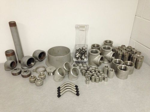 Stainless steel and galvanized pipe fittings for sale