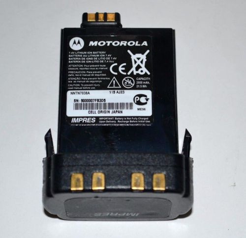 Motorola impres NNTN7038A   Li-ion 2900mAh  battery, APX6000/7000