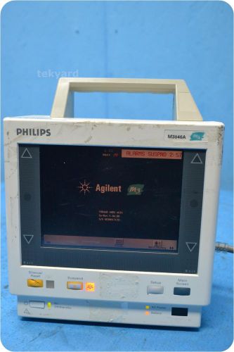 PHILIPS M4 M3046A PATIENT MONITOR W/ M3000A MODULE @ (136965)