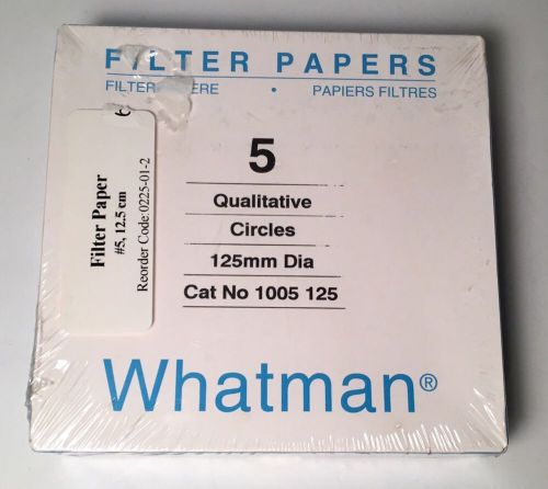 Lot Of 2 Whatman Filter Paper Grade 5, 125mm, 1005-125 Dia And 0