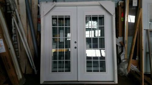 Jeld Wen 72&#034; x 80&#034; White Left-Hand Inswing Steel French Door