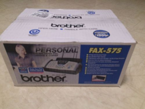 *NEW SEALED* BROTHER FAX-575 PLAIN PAPER FAX PHONE COPIER