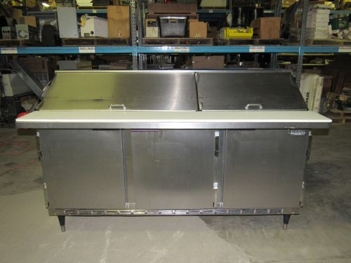 SUPERIOR SUR72-30M 6FT MEGA TOP SALAD/SANDWICH PREP TABLE(WE SHIP FREIGHT)*XLNT*