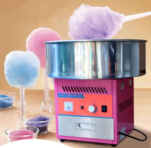 CE Electric Commercial Candy Floss Making Machine Cotton Sugar Maker 220V