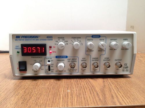 BK PRECISION 4003  3 MHz FUNCTION GENERATOR with 60MHz Counter