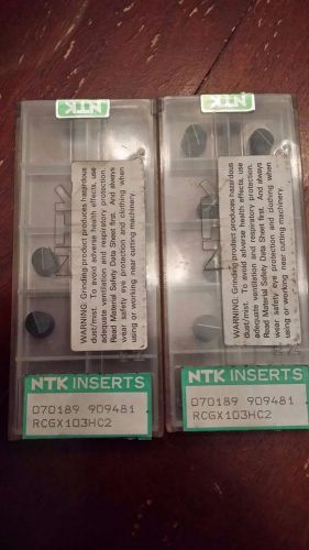 NTK RCGX103 HC2 16 Inserts NEW