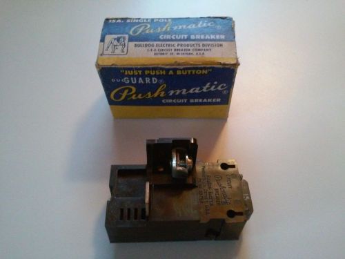 Pushmatic 15A CIRCUIT BREAKER