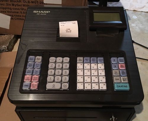 Sharp XE-A23S Electronic Thermal Cash Register Point of Sale