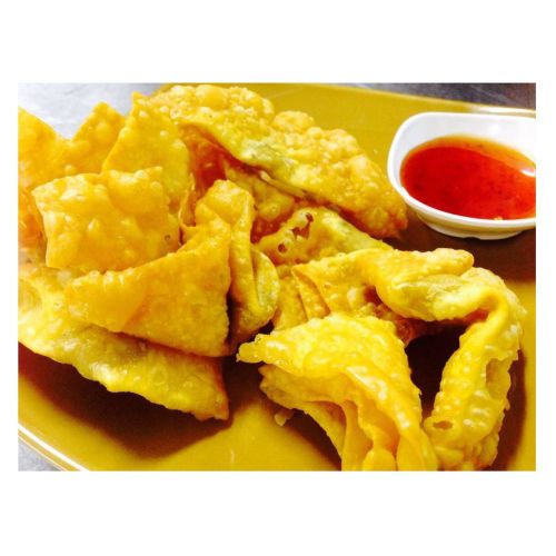 THAI FRIED WONTON RECIPE  Food Dinner Cooking Thai Food Delicious HOT Menu Easy