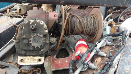 Braden pto hydraulic gear drive winch wrecker tow truck for sale