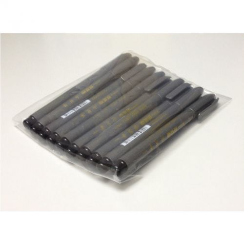 *NEW* OFFICAL Zebra WF1 Scientific Brush (Fine Tip) (10pcs) - Black FREE SHIP