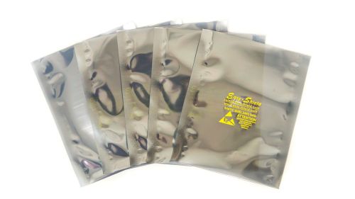 100 ESD Anti-Static Shielding Bags,Metal In, 4&#034;x6&#034;,Open-Top, 3.1mil, For 2.5&#034;HDD
