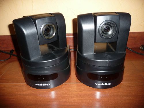 Pair of 2 Vaddio AutoTrak HD-18 High-Definition PTZ Cameras